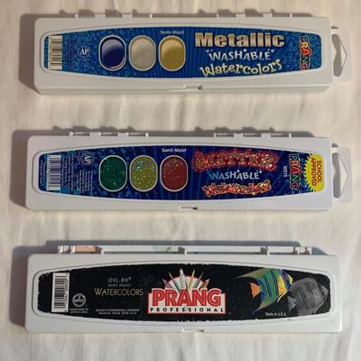 Watercolor Paints, Paper, & Brush Pens (2L-HS)