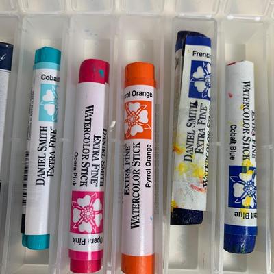Daniel Smith Watercolor Sticks, Yarka Watercolor Paint Set, & More Paints (2L-HS)