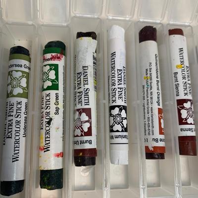 Daniel Smith Watercolor Sticks, Yarka Watercolor Paint Set, & More Paints (2L-HS)