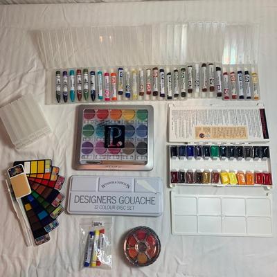 Daniel Smith Watercolor Sticks, Yarka Watercolor Paint Set, & More Paints (2L-HS)