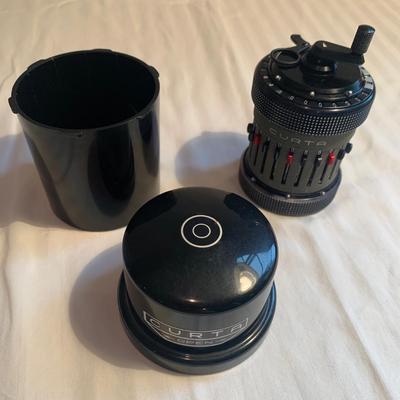 Curta Type II Mechanical Calculator & Case (2L-HS)
