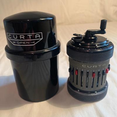 Curta Type II Mechanical Calculator & Case (2L-HS)