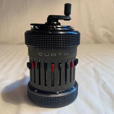 Curta Type II Mechanical Calculator & Case (2L-HS)