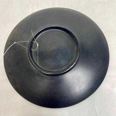Black Ceramic Wall decor Plate
