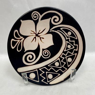 Black Ceramic Wall decor Plate