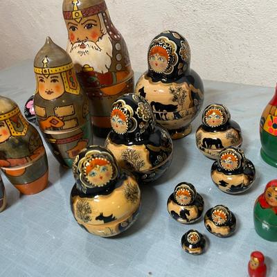 Lot 831 Russian nesting dolls