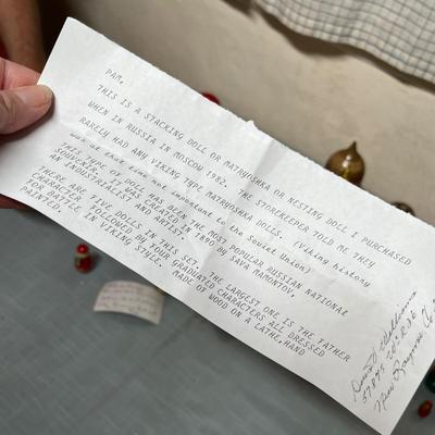 Lot 831 Russian nesting dolls