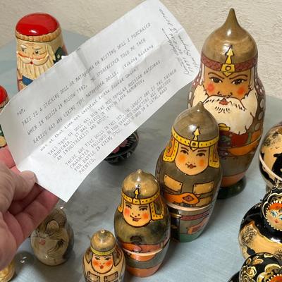 Lot 831 Russian nesting dolls