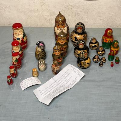 Lot 831 Russian nesting dolls