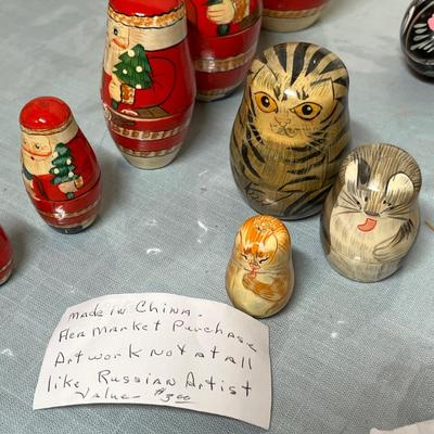 Lot 831 Russian nesting dolls