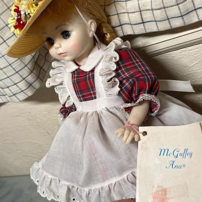 Lot 838 Dolls & flags