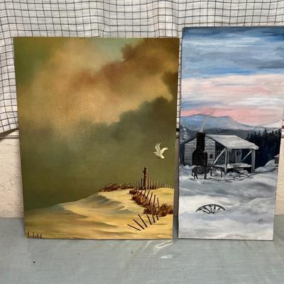 Lot 843 Canvass board pictures