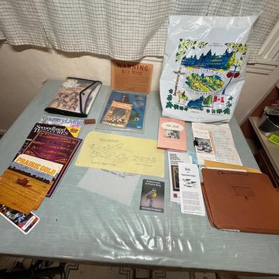 Lot 845 Lot of vintage advertising & other