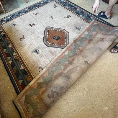 Lot 850 Western themed rug