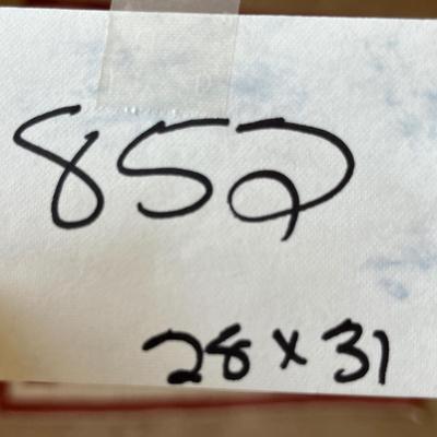 Lot 852 NA style square rug