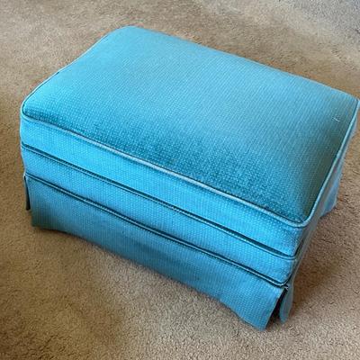 Lot 853 Blue ottoman