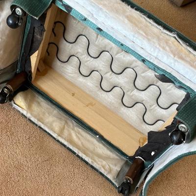 Lot 853 Blue ottoman