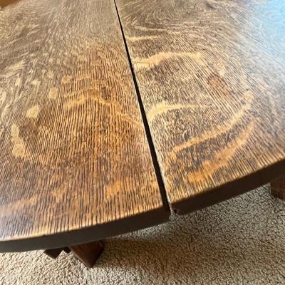 Lot 855 Mission Oak coffee table
