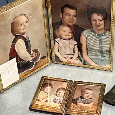 Lot 859 File box with picture frames