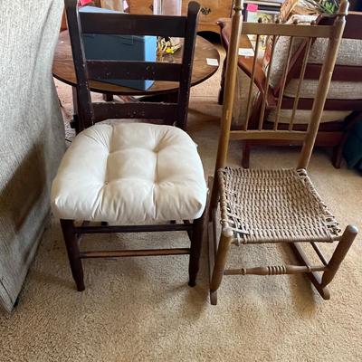 Lot 862 Antique chairs