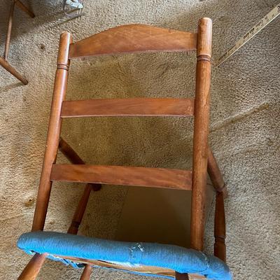 Lot 863 Early American chair