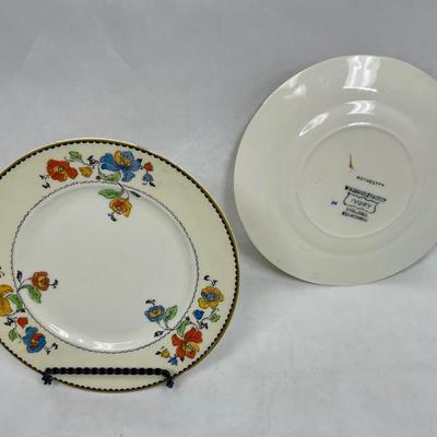 2 Rochester Ivory China Plates