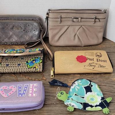 Wallets x6 Vera Wang, Guess, Harry Potter