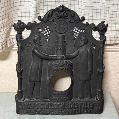 Lot 871 Cast Iron stove front