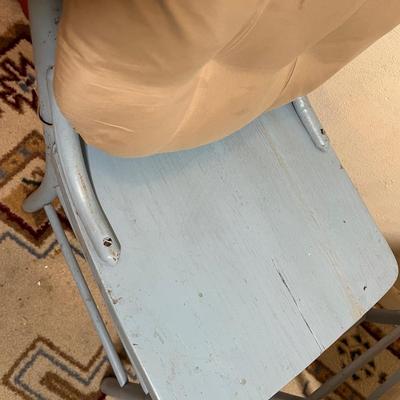 Lot 879 Blue side chairs