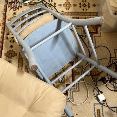 Lot 879 Blue side chairs