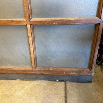 LARGE FROSTED GLASS PANE WINDOW/ROOM DIVIDER/??