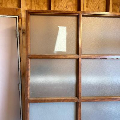 LARGE FROSTED GLASS PANE WINDOW/ROOM DIVIDER/??