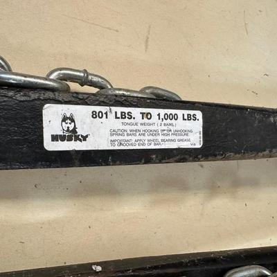 LOAD DISTRIBUTION HITCH AND SWAY BARS