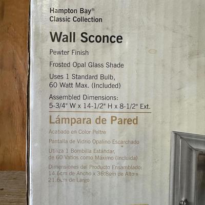 4 NEW WALL SCONCE LIGHTS