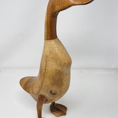 Vintage Hand Sculpted Decorative Wood Ducks