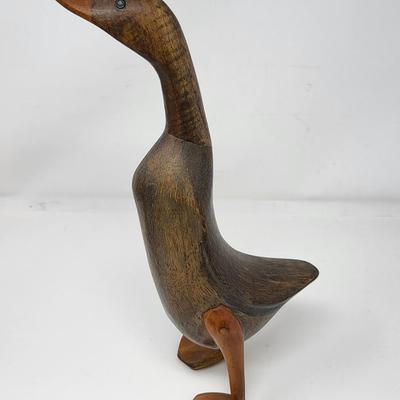 Vintage Hand Sculpted Decorative Wood Ducks
