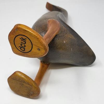 Vintage Hand Sculpted Decorative Wood Ducks