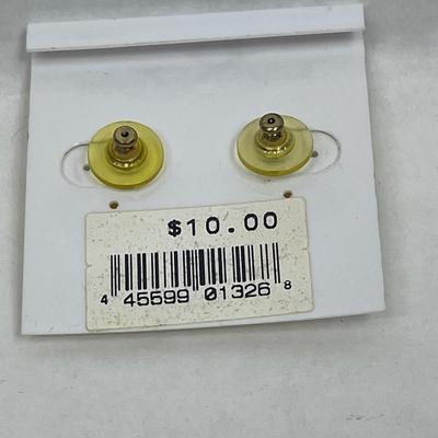 Hillard & Hanson Gold-Tone X-Shaped Earrings