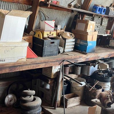 Lot 926 Quonset Work Bench