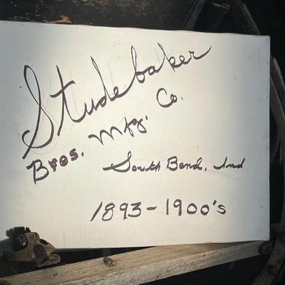 Lot 930 Studebaker 1890s sleigh