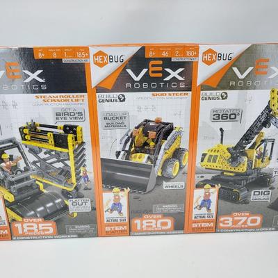 Sealed 3-Pack VEX Robotics Construction Sets