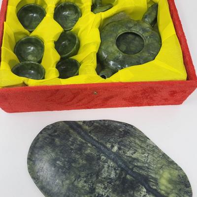 Jade Decorative Play Tea Set, Boxed