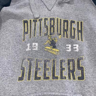 Pittsburgh Steelers Hoodie W/Vintage Logo - Size XL