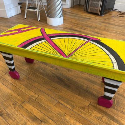 Bicycle bench