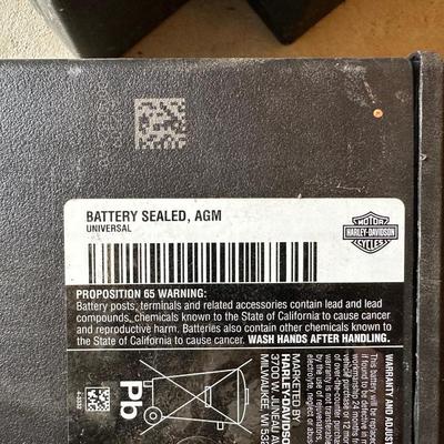 HARLEY DAVIDSON AND DURACELL MOTORCYCLE BATTERIES