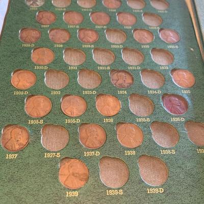 Lincoln Cent Collector Book & Clean $2 Bill