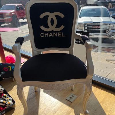 Chapel French Style Dove Upholstered Chair #2