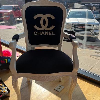 Chapel French Style Dove Upholstered Chair #2