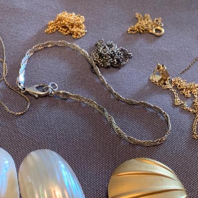 Estate Jewelry Lot + Vintage Political Buttons - Lot 50