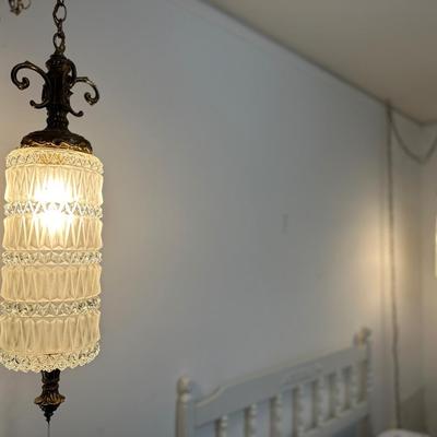Vintage hanging lamp- pair